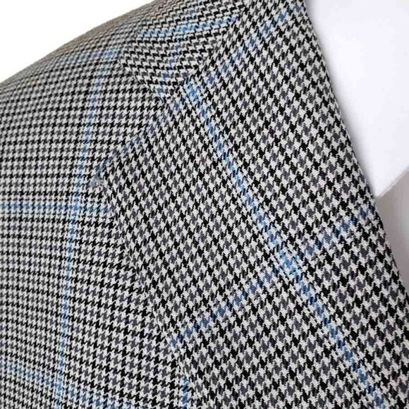 Burberry Gray Checkered Blazer - Picture 2 of 3